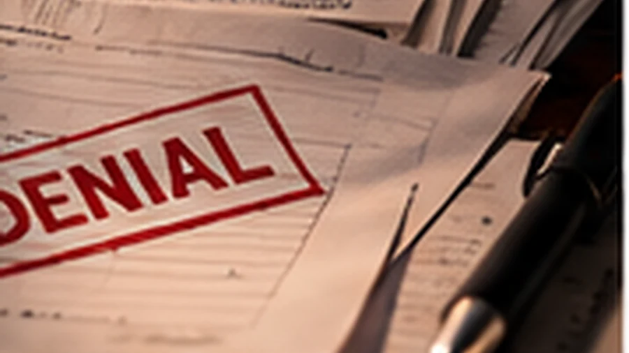 Appeal and denial paperwork
